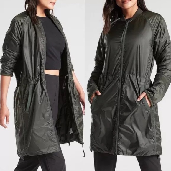 Athleta Jackets & Blazers - Athleta Womens Parka Summit Primaloft Insulated Lightweight Jacket Size XS